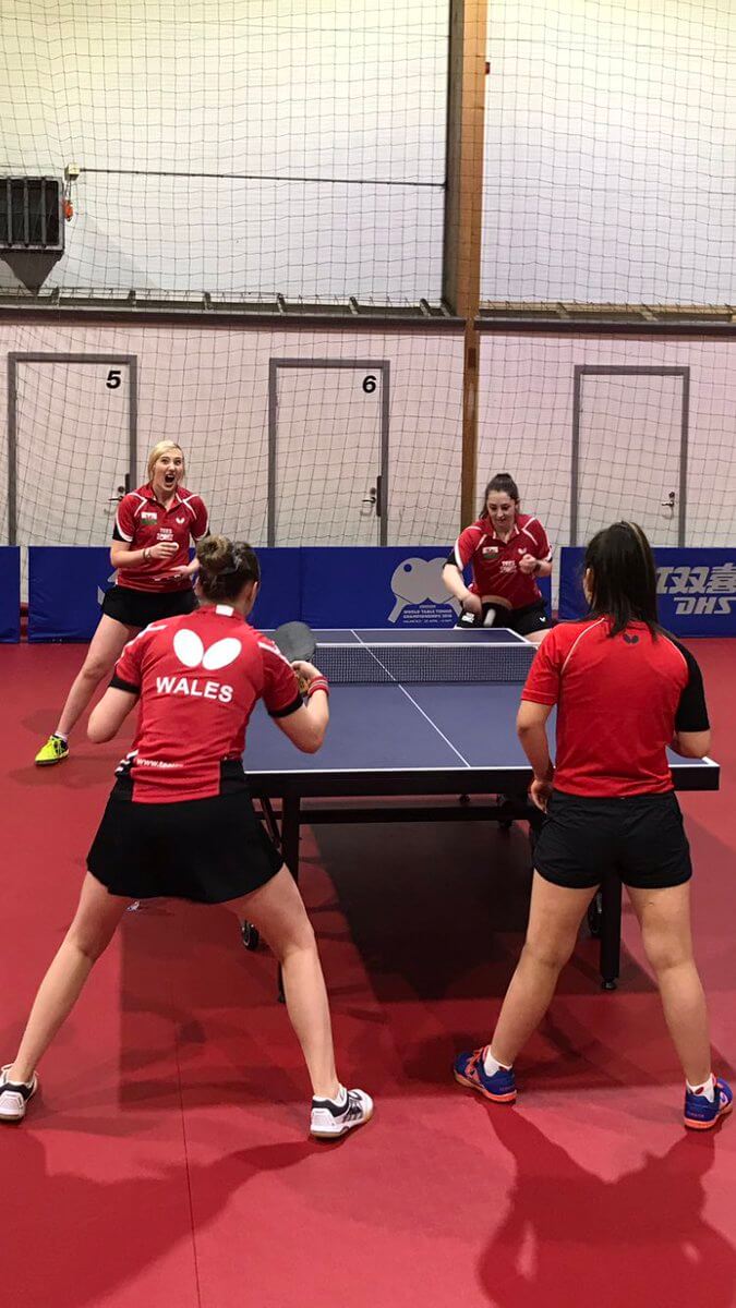 Wales Top The Group Table Tennis Wales